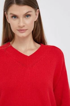 Γυναικεία Χωρίς φερμουάρ Πουλόβερ United Colors Of Benetton κόκκινο, -United Colors of Benetton Κατάστημα unnamed file 1087