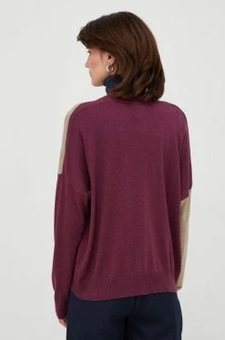 Γυναικεία Με φερμουάρ Ζακέτα από μίγμα μαλλιού United Colors Of Benetton μοβ -United Colors of Benetton Κατάστημα unnamed file 1139