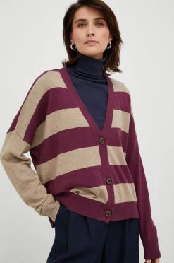 Γυναικεία Με φερμουάρ Ζακέτα από μίγμα μαλλιού United Colors Of Benetton μοβ -United Colors of Benetton Κατάστημα unnamed file 1140