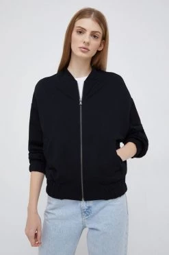 Γυναικεία Με φερμουάρ Μπλούζα United Colors Of Benetton μαύρο,