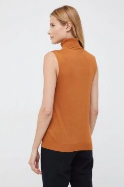 Γυναικεία Χωρίς φερμουάρ Πουλόβερ με προσθήκη μαλλιού United Colors Of Benetton χρώμα: καφέ, -United Colors of Benetton Κατάστημα unnamed file 1196