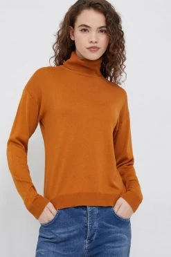 Γυναικεία Χωρίς φερμουάρ Πουλόβερ United Colors Of Benetton καφέ,