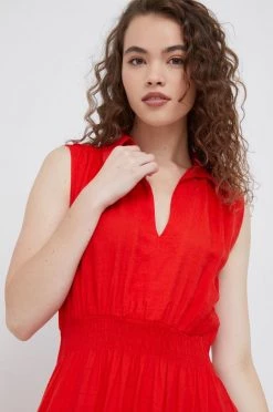 Γυναικεία Φορέματα Φόρεμα United Colors Of Benetton κόκκινο,