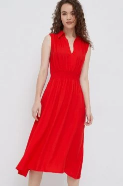 Γυναικεία Φορέματα Φόρεμα United Colors Of Benetton κόκκινο, -United Colors of Benetton Κατάστημα unnamed file 1278