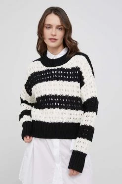 Γυναικεία Χωρίς φερμουάρ United Colors Of Benetton - Πουλόβερ με προσθήκη μαλλιού μαύρο -United Colors of Benetton Κατάστημα unnamed file 1306