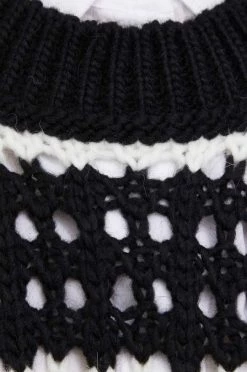 Γυναικεία Χωρίς φερμουάρ United Colors Of Benetton - Πουλόβερ με προσθήκη μαλλιού μαύρο -United Colors of Benetton Κατάστημα unnamed file 1307