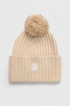 Γυναικεία Σκουφιά Μάλλινο σκουφί United Colors Of Benetton μπεζ,