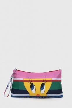 Γυναικεία Τσάντες καλλυντικών Τσάντα καλλυντικών United Colors Of Benetton X Looney Tunes, Sylwester I Tweety πολύχρωμο