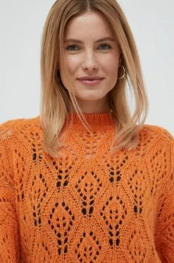 Γυναικεία Χωρίς φερμουάρ Πουλόβερ με προσθήκη μαλλιού United Colors Of Benetton χρώμα: πορτοκαλί, -United Colors of Benetton Κατάστημα unnamed file 1414