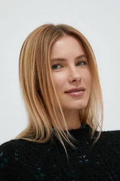 Γυναικεία Χωρίς φερμουάρ Πουλόβερ με προσθήκη μαλλιού United Colors Of Benetton χρώμα: μαύρο, -United Colors of Benetton Κατάστημα unnamed file 1419