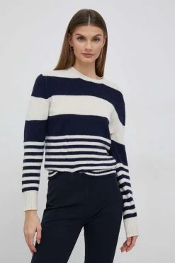 Γυναικεία Χωρίς φερμουάρ Μάλλινο πουλόβερ United Colors Of Benetton χρώμα: ναυτικό μπλε,