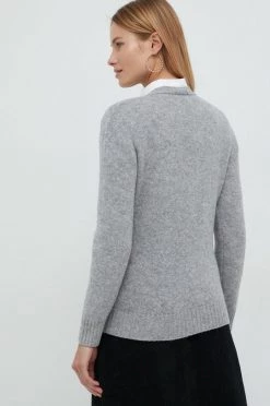 Γυναικεία Χωρίς φερμουάρ Μάλλινο πουλόβερ United Colors Of Benetton χρώμα: γκρι, -United Colors of Benetton Κατάστημα unnamed file 1432