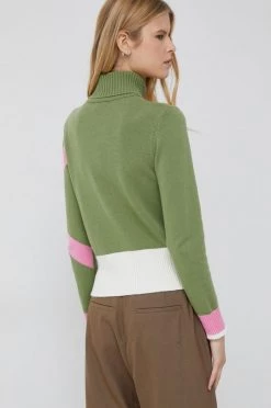Γυναικεία Χωρίς φερμουάρ Πουλόβερ με μείγμα κασμίρ United Colors Of Benetton X Pantone χρώμα: πράσινο -United Colors of Benetton Κατάστημα unnamed file 1454