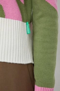 Γυναικεία Χωρίς φερμουάρ Πουλόβερ με μείγμα κασμίρ United Colors Of Benetton X Pantone χρώμα: πράσινο -United Colors of Benetton Κατάστημα unnamed file 1456