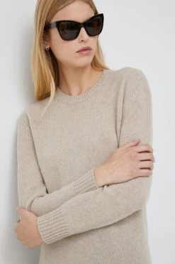 Γυναικεία Χωρίς φερμουάρ Μάλλινο πουλόβερ United Colors Of Benetton χρώμα: μπεζ, -United Colors of Benetton Κατάστημα unnamed file 1460