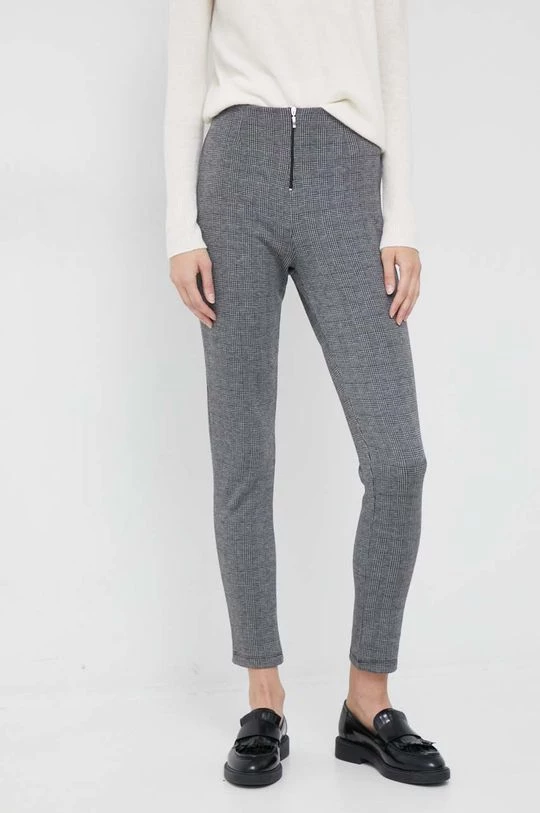 Γυναικεία Υφασμάτινα Παντελόνι United Colors Of Benetton γκρι, 1 Γυναικεία Υφασμάτινα Παντελόνι United Colors Of Benetton γκρι,