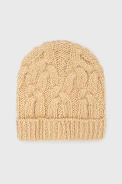 Γυναικεία Σκουφιά Σκουφί από μείγμα μαλλιού United Colors Of Benetton μπεζ,