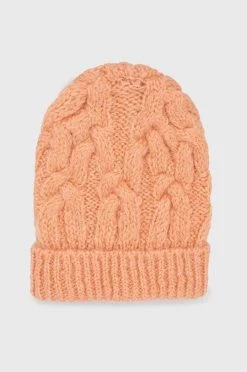 Γυναικεία Σκουφιά Σκουφί από μείγμα μαλλιού United Colors Of Benetton πορτοκαλί,