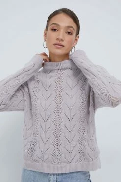 Γυναικεία Χωρίς φερμουάρ Μάλλινο πουλόβερ United Colors Of Benetton χρώμα: γκρι,