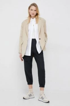 Γυναικεία Πουκάμισα Βαμβακερό πουκάμισο United Colors Of Benetton άσπρο, -United Colors of Benetton Κατάστημα unnamed file 1539