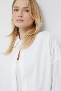 Γυναικεία Πουκάμισα Βαμβακερό πουκάμισο United Colors Of Benetton άσπρο, -United Colors of Benetton Κατάστημα unnamed file 1541