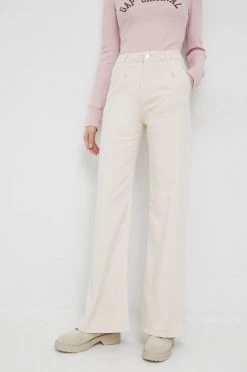 Γυναικεία Καμπάνες Τζιν παντελονι United Colors Of Benetton μπεζ,