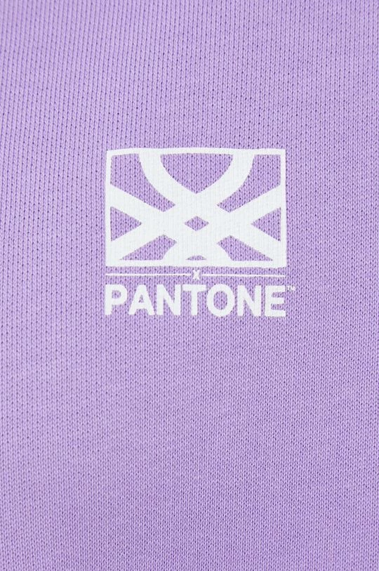 Γυναικεία Χωρίς φερμουάρ Βαμβακερή μπλούζα United Colors Of Benetton χρώμα: μοβ, με κουκούλα 5 Γυναικεία Χωρίς φερμουάρ Βαμβακερή μπλούζα United Colors Of Benetton χρώμα: μοβ, με κουκούλα - Image 5