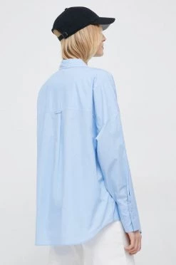 Γυναικεία Πουκάμισα Βαμβακερό πουκάμισο United Colors Of Benetton ανοιχτό μπλε -United Colors of Benetton Κατάστημα unnamed file 1558