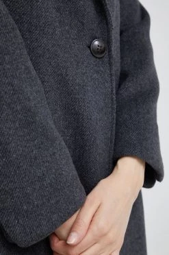 Γυναικεία Παλτά Παλτό από μείγμα μαλλιού United Colors Of Benetton γκρι, -United Colors of Benetton Κατάστημα unnamed file 156