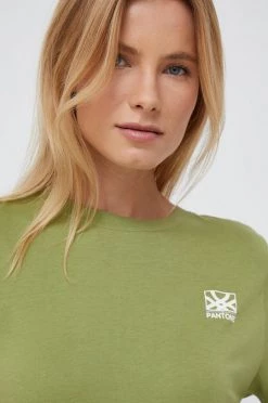 Γυναικεία Κοντομάνικο Βαμβακερό μπλουζάκι United Colors Of Benetton πράσινο -United Colors of Benetton Κατάστημα unnamed file 1584