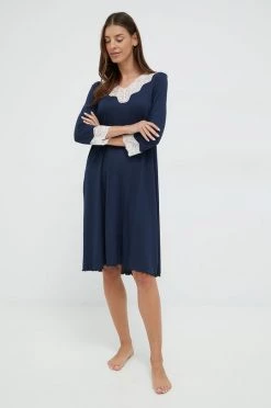 Γυναικεία Πιτζάμα Νυχτικό United Colors Of Benetton ναυτικό μπλε