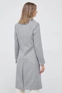 Γυναικεία Παλτά Παλτό από μείγμα μαλλιού United Colors Of Benetton γκρι, -United Colors of Benetton Κατάστημα unnamed file 160