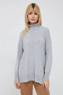 Γυναικεία Χωρίς φερμουάρ Πουλόβερ με μείγμα κασμίρ United Colors Of Benetton χρώμα: γκρι, -United Colors of Benetton Κατάστημα unnamed file 1636