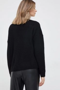 Γυναικεία Χωρίς φερμουάρ Πουλόβερ με προσθήκη μαλλιού United Colors Of Benetton χρώμα: μαύρο, -United Colors of Benetton Κατάστημα unnamed file 166
