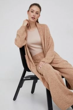 Γυναικεία Υφασμάτινα Παντελόνι από μείγμα μαλλιού United Colors Of Benetton μπεζ, -United Colors of Benetton Κατάστημα unnamed file 1666