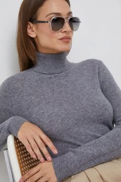 Γυναικεία Χωρίς φερμουάρ Μάλλινο πουλόβερ United Colors Of Benetton χρώμα: γκρι,