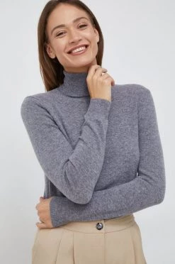 Γυναικεία Χωρίς φερμουάρ Μάλλινο πουλόβερ United Colors Of Benetton χρώμα: γκρι, -United Colors of Benetton Κατάστημα unnamed file 1700