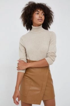 Γυναικεία Χωρίς φερμουάρ Μάλλινο πουλόβερ United Colors Of Benetton χρώμα: μπεζ,