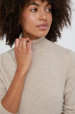 Γυναικεία Χωρίς φερμουάρ Μάλλινο πουλόβερ United Colors Of Benetton χρώμα: μπεζ, -United Colors of Benetton Κατάστημα unnamed file 1705