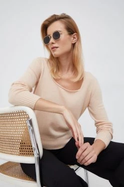 Γυναικεία Χωρίς φερμουάρ Πουλόβερ με μείγμα κασμίρ United Colors Of Benetton χρώμα: ροζ,