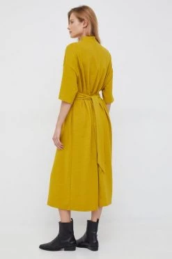 Γυναικεία Φορέματα Φόρεμα United Colors Of Benetton κίτρινο, -United Colors of Benetton Κατάστημα unnamed file 1728