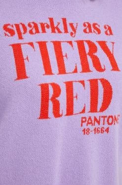 Γυναικεία Χωρίς φερμουάρ Πουλόβερ με προσθήκη μαλλιού United Colors Of Benetton X Pantone χρώμα: μοβ -United Colors of Benetton Κατάστημα unnamed file 174