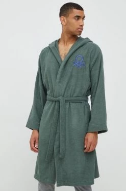 Γυναικεία Μπουρνούζια Βαμβακερό μπουρνούζι United Colors Of Benetton πράσινο