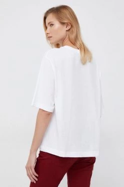 Γυναικεία Κοντομάνικο Βαμβακερό μπλουζάκι United Colors Of Benetton άσπρο -United Colors of Benetton Κατάστημα unnamed file 1794