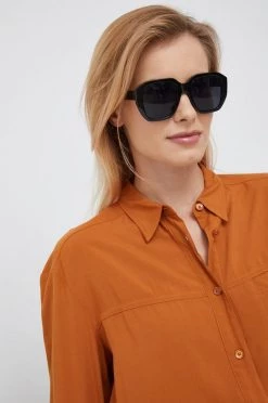 Γυναικεία Πουκάμισα Πουκάμισο United Colors Of Benetton καφέ, -United Colors of Benetton Κατάστημα unnamed file 1830