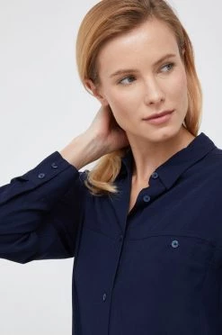 Γυναικεία Πουκάμισα Πουκάμισο United Colors Of Benetton ναυτικό μπλε,
