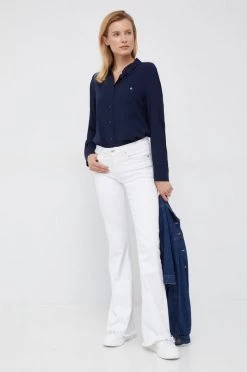 Γυναικεία Πουκάμισα Πουκάμισο United Colors Of Benetton ναυτικό μπλε, -United Colors of Benetton Κατάστημα unnamed file 1834