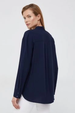 Γυναικεία Πουκάμισα Πουκάμισο United Colors Of Benetton ναυτικό μπλε, -United Colors of Benetton Κατάστημα unnamed file 1835