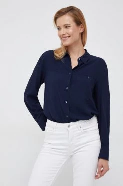 Γυναικεία Πουκάμισα Πουκάμισο United Colors Of Benetton ναυτικό μπλε, -United Colors of Benetton Κατάστημα unnamed file 1836