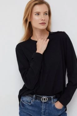 Γυναικεία Μακρυμάνικο Longsleeve United Colors Of Benetton μαύρο -United Colors of Benetton Κατάστημα unnamed file 1840